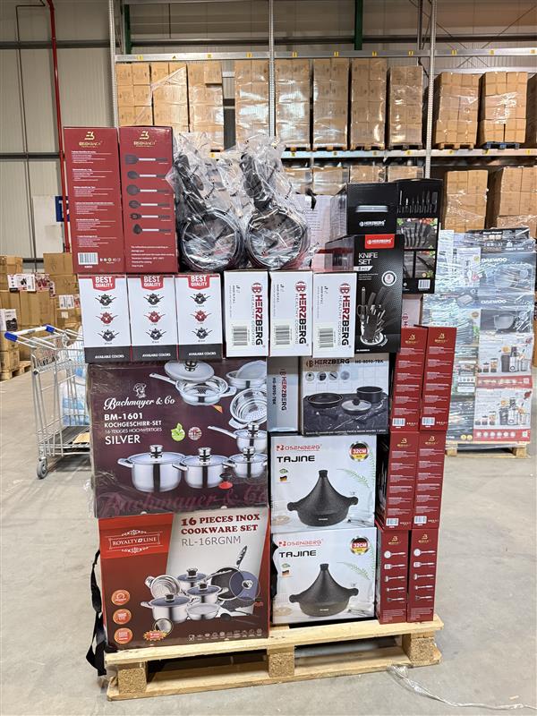 Pallet 006: Kitchenware and Cookware Package 2 | Msy